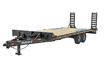 Diamond C 24 Ftx102 In Heavy Duty Deck Over Equipment Trailer with Max Ramps