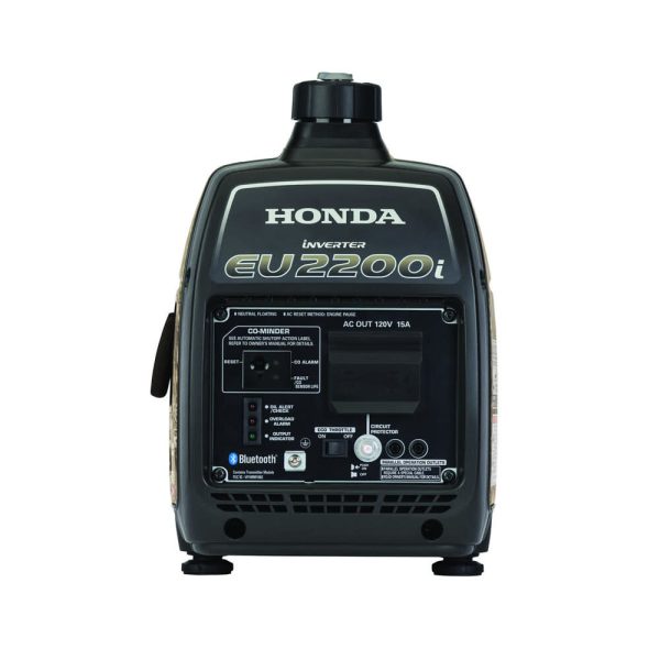 Honda Inverter Generator Gas Camo 121cc 2200W with CO Minder